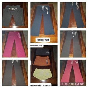 Lot of 7 sweatpants 2 shorts